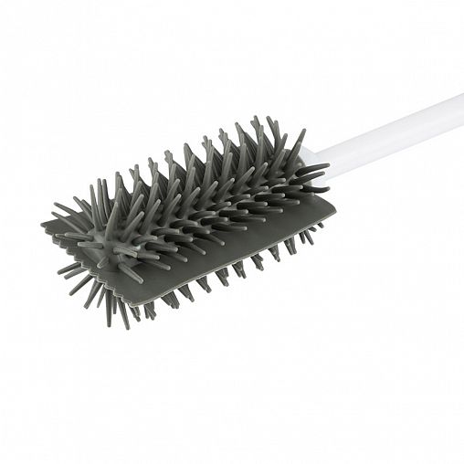 Щетка мытья для посуды Рыжий кот, 30 x 4,7 x 4,5 см, серая фото