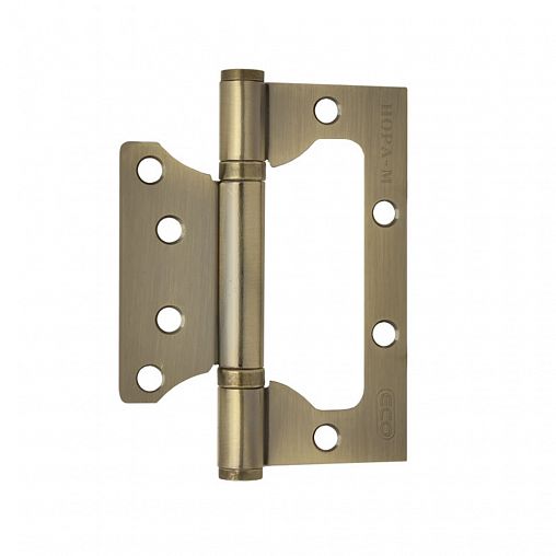 Петля накладная универсальная Нора-М 800-4" FHP-STD AB, 100 x 75 x 2,5 мм, старая бронза фото