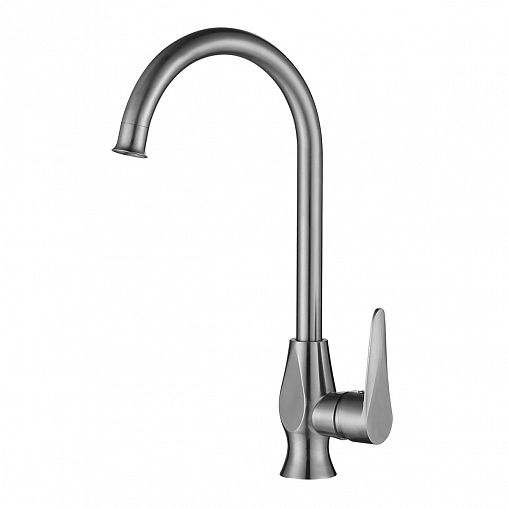 Смеситель для кухни Профсан ПСМ-300-3, однорычажный, хром фото