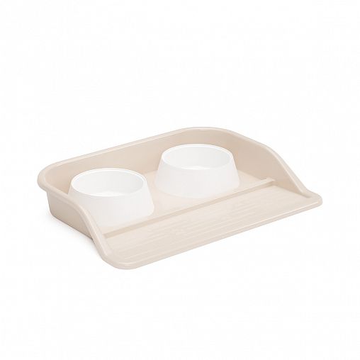 Набор мисок для животных с лотком Zoo Plast, 0,3 л фото