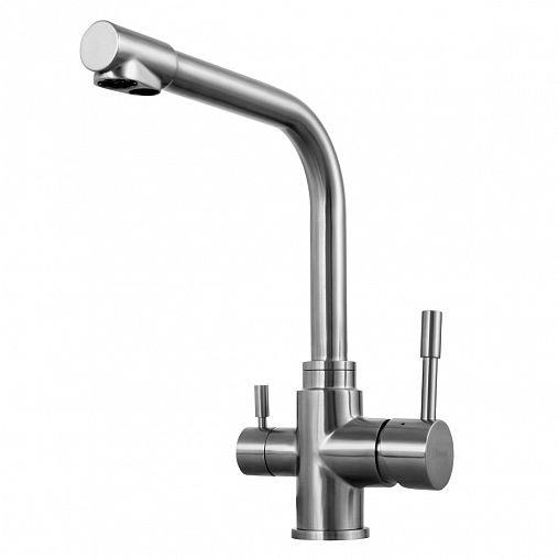 Смеситель для кухни Lemark Expert LM5061S, с подключением к фильтру, однорычажный, хром фото