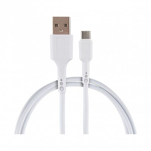 Кабель Energy ET-05, USB - Type-C, 1 м, белый фото