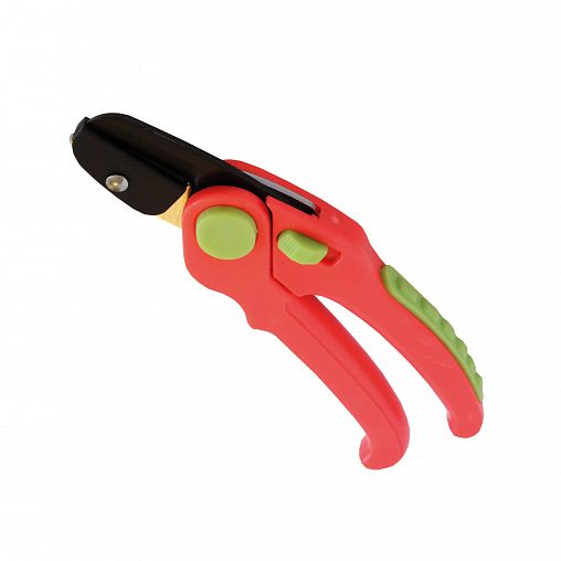 Секатор с наковальней Feona, двухкомпонентные рукоятки, 200 мм фото