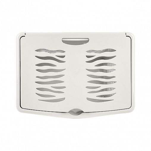 Корзина для белья Keeplex Regular, с крышкой, 60 л, белое облако фото