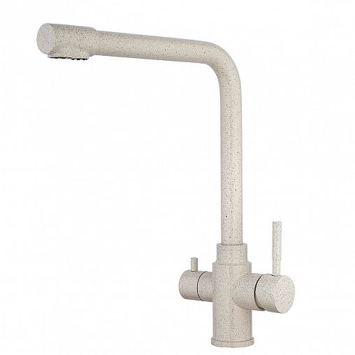 Смеситель для кухни Fashun A54309-8, с подключением к фильтру, песочный фото