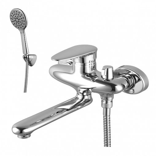 Смеситель для ванны Lemark Status LM4414C, однорычажный, хром фото