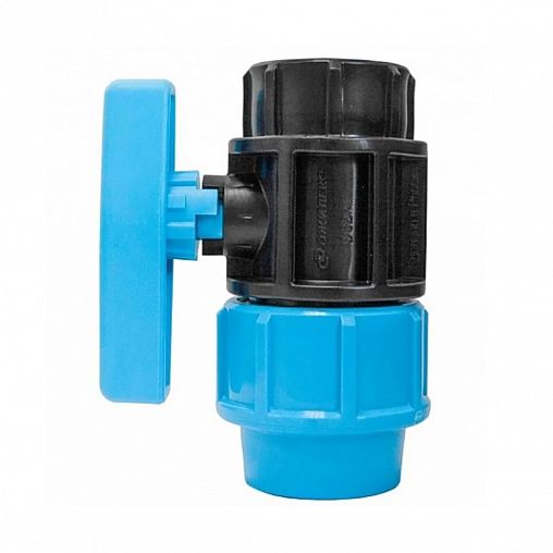 Кран шаровой для труб ПНД Джилекс ПРО, с внутренней резьбой, 32 x 1" М фото