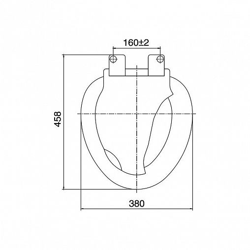 Сиденье для унитаза расстояние между креплениями 160 мм