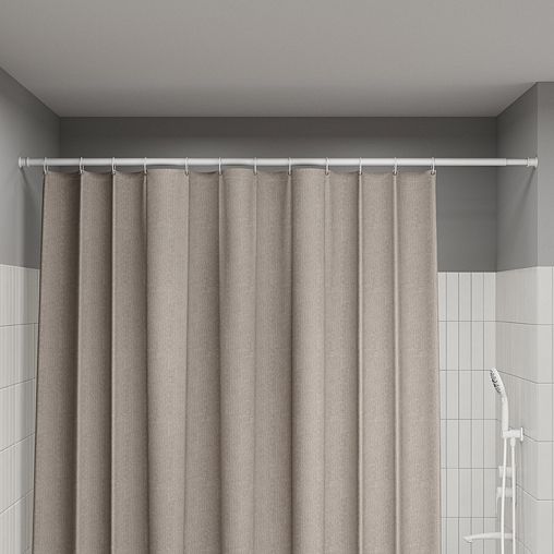 Карниз-штанга для ванной IDDIS Elegante RSW0120i14, телескопический, 110 - 200 см, белый матовый фото