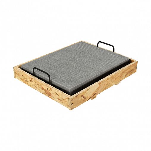 Плита-гриль из натурального природного камня Boyscout, 40 x 30 x 3 см фото