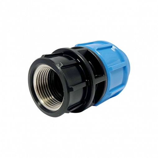 Муфта комбинированная полипропиленовая Джилекс ПРО, с внутренней резьбой, 32 x 1" М фото