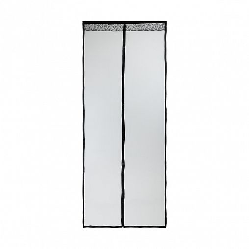 Москитная сетка на дверь Рыжий кот Капутомоскито Птички, на магнитах, 0,9 x 2,2 м, черная фото