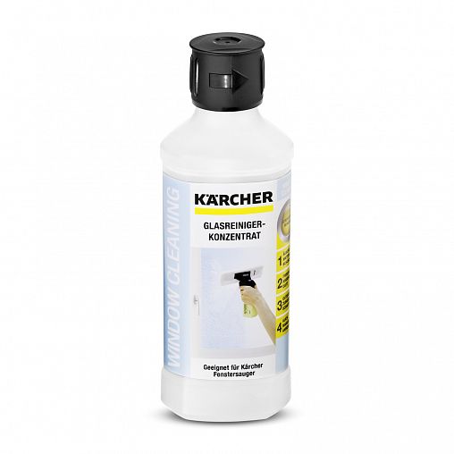 Средство для мытья стекол и зеркал Karcher RM 500, концентрат, 500 мл фото