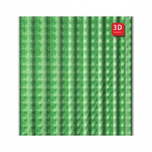 Штора для ванной Fashun 3D эффект, 180 x 200 см, Peva, светло-зелёная фото