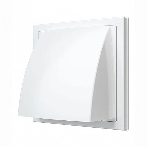 Выход стенной вытяжной Era 1515К511ФВ, 55 x 110 мм, с обратным клапаном, с фланцем D 150 мм фото