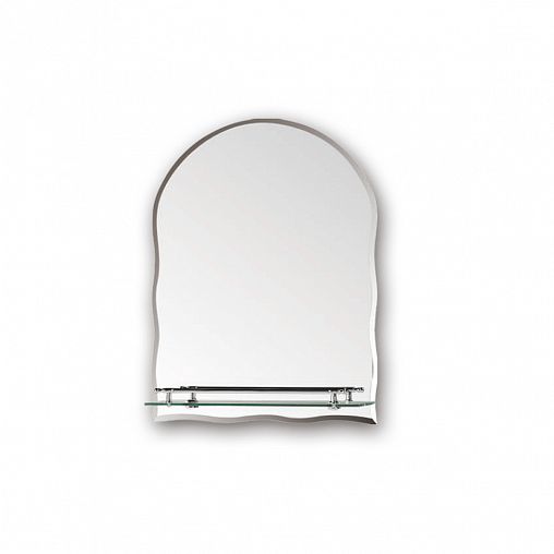 Зеркало фигурное Frap F689, с полкой, 60 x 45 см фото