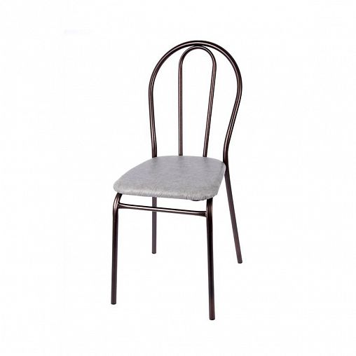 Стул с мягким сиденьем New Victoria, античная медь/серый фото