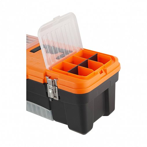 Ящик для инструментов Blocker Expert, 55,7 x 28,4 x 23,6 см, черный/оранжевый фото