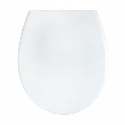 Сиденье для унитаза с большой крышкой VIRPlast Виктория, белое фото