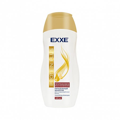 Шампунь питательный EXXE Protein Plus Протеиновое восстановление, для всех типов волос, 400 мл фото