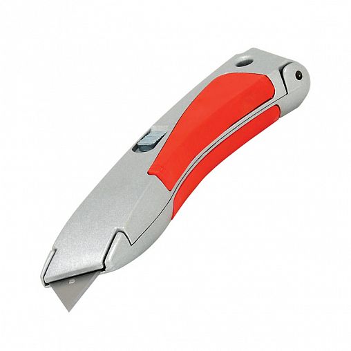 Нож пистолетный Beorol, металлический корпус, 3 сменных лезвия, 19 мм фото