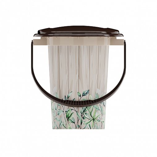 Ведро-туалет Альтернатива, 17 л, летний день фото