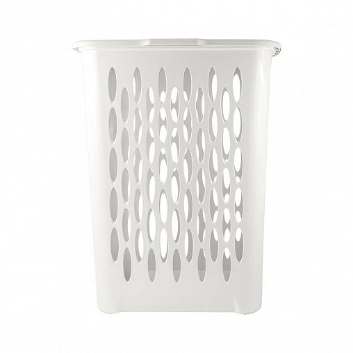 Корзина для белья Keeplex Light, с крышкой, 37 л, белое облако фото