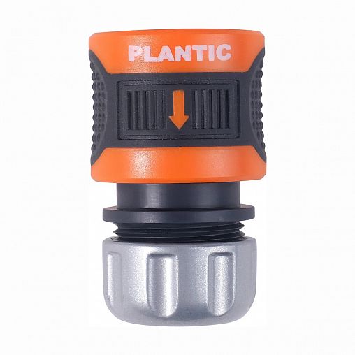 Коннектор для шлангов Plantic by Fiskars light, с металлическим фиксатором, 5/8 - 3/4" фото