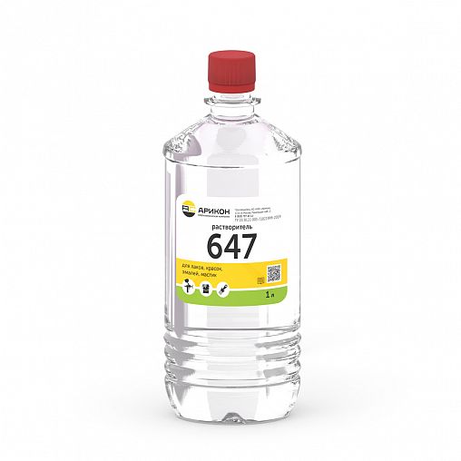 Растворитель Арикон 647, 1 л фото Растворитель Арикон 647, 1 л фото