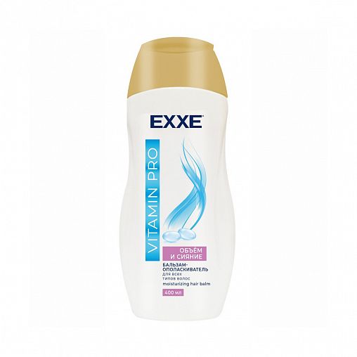 Бальзам-ополаскиватель EXXE Vitamin Pro Объём и сияние, для всех типов волос, 400 мл фото