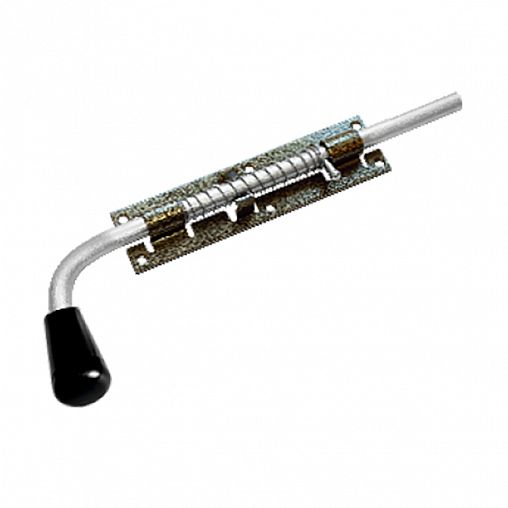 Засов с пружиной Домарт ЗСП-300 мод.2, бронза антик фото