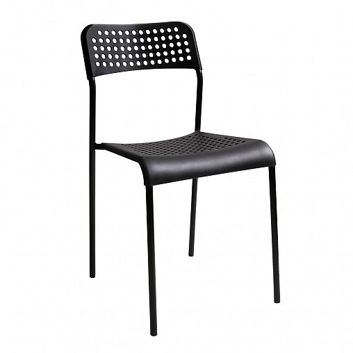 Стул Nika Ника 7 СТ7, черный/матовый черный фото