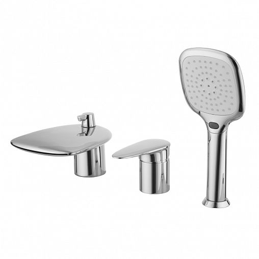 Смеситель для ванны Lemark Status LM4445C, встраиваемый, однорычажный, хром фото