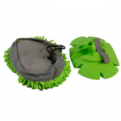 Швабра для пола Doм-Doм, с насадкой из микрофибры, с рукояткой 70 - 160 см фото