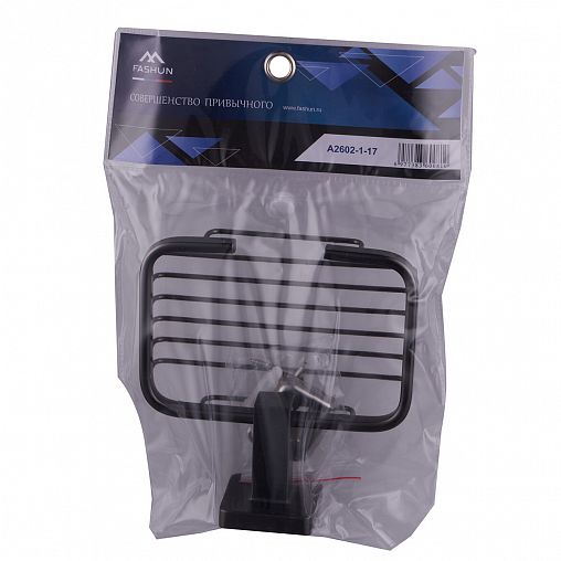 Мыльница настенная Fashun A2602-1-17, графит фото