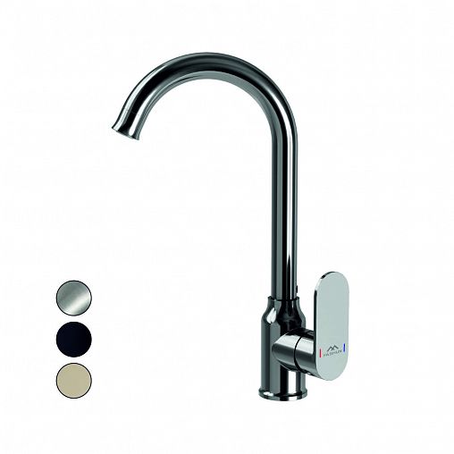 Смеситель для кухни Fashun A4085, хром фото