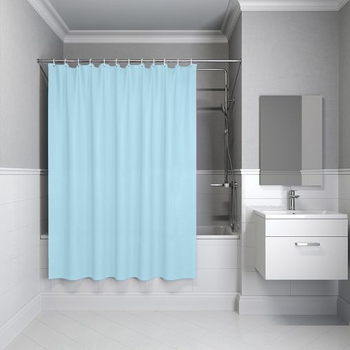 Штора для ванной IDDIS P07PE18i11, 200 x 180 см, PE фото