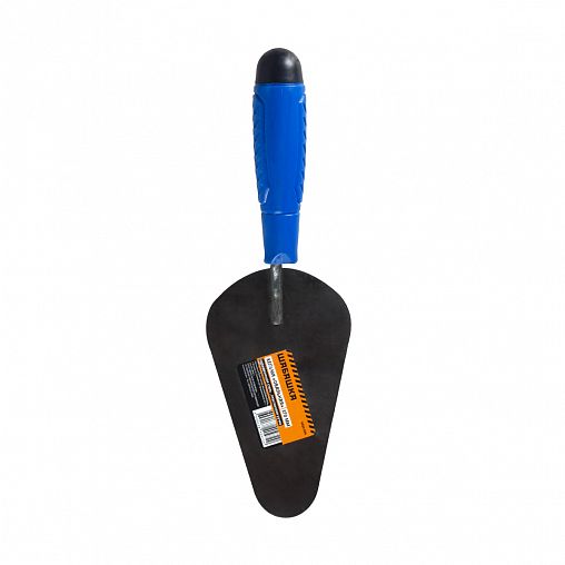 Кельма Шабашка Овал, нержавеющая сталь, пластиковая ручка, 170 мм фото