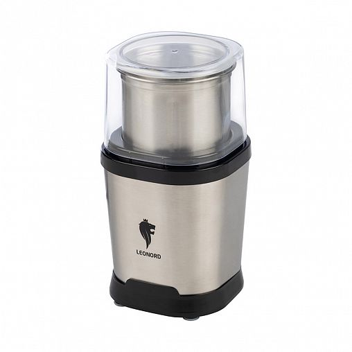 Кофемолка электрическая Leonord LE-1725, 300 Вт, серебро фото