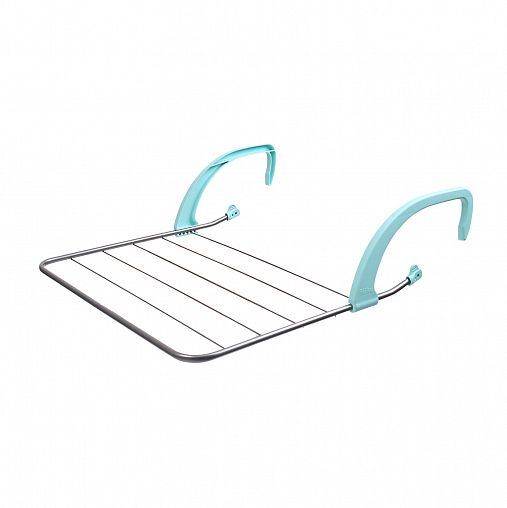 Сушилка для белья напольная Nika СБ10/С, складная, сушильное полотно 18 м, серебро фото