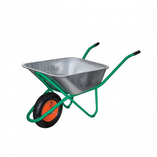 Тачка одноколесная строительно-садовая Park WB 5101, 100 л, пневматическое колесо фото