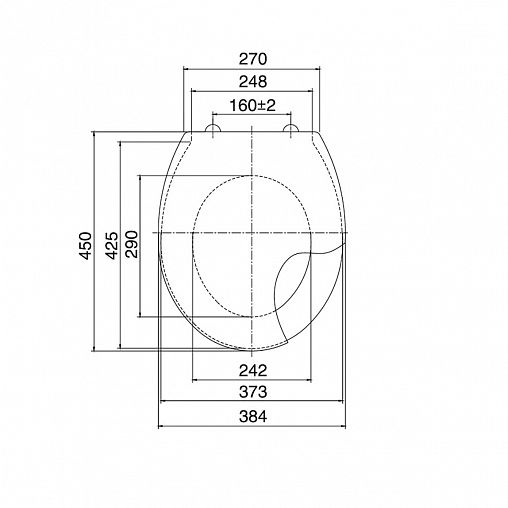 Сиденье для унитаза VIRPlast Виктория, голубой лед фото