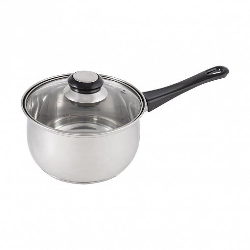 Ковш Mallony, с крышкой, нержавеющая сталь, 1,9 л фото