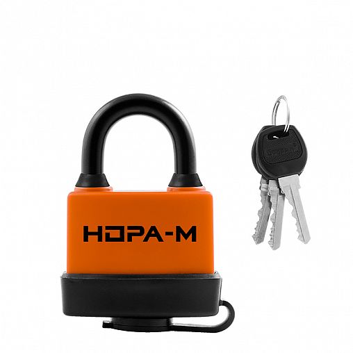 Замок навесной всепогодный Нора-М ЗНВ-702, 58 мм, 3 ключа фото