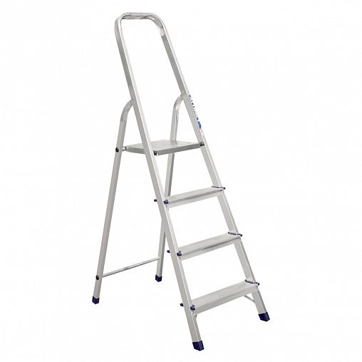 Стремянка Alumet AM704, алюминиевая, 4 ступени, 1,54 м фото