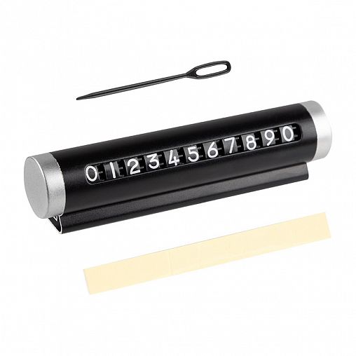 Автовизитка Engy А-004, черная фото