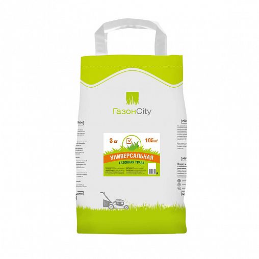 Семена газона ГазонCity Эконом Универсальная трава, 3 кг фото