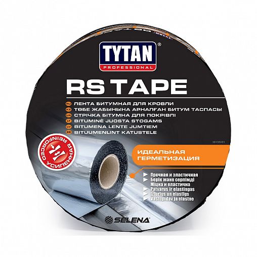 Лента кровельная битумная Tytan Professional, 10 см x 10 м, алюминий фото