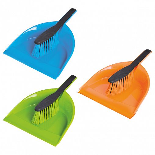 Комплект для уборки Azur, совок с щеткой-сметкой фото