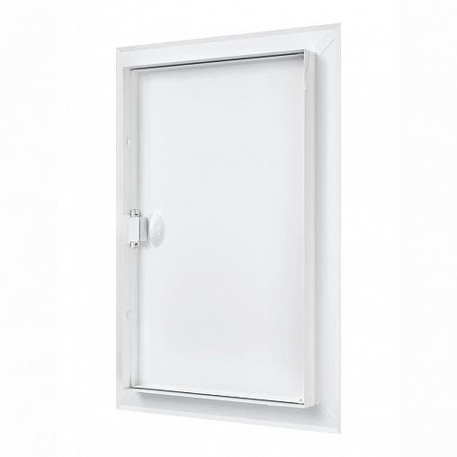Люк-дверца ревизионная Evecs ЛТ2540Мп, стальная на магните, с фланцем 250 x 400 мм, 310 x 460 мм фото